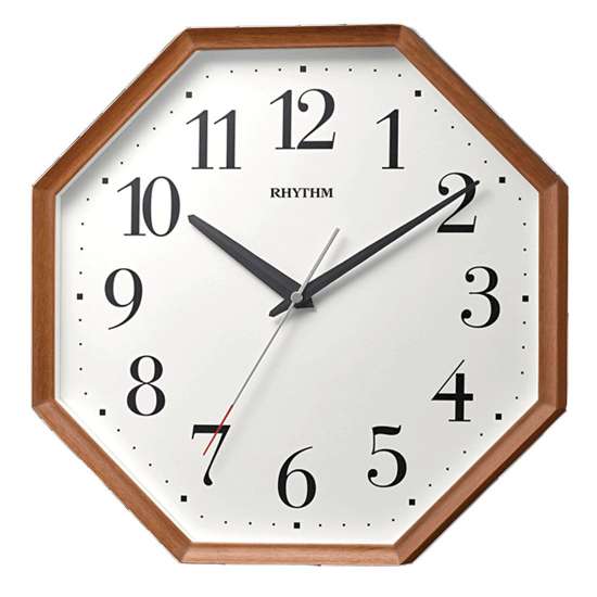 CMG136NR06 Rhythm Elegant Wooden Wall Clock - Exclusive to Singapore!