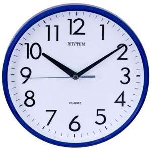 Rhythm CMG716NR11 Stylish Plastic Wall Clock