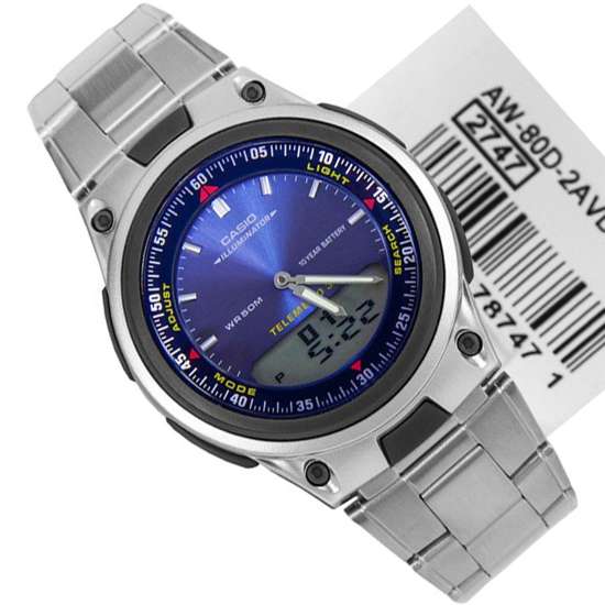 Casio AW-80D-2AV Telememo Analog Digital Watch: Your Ultimate Timekeeping Companion