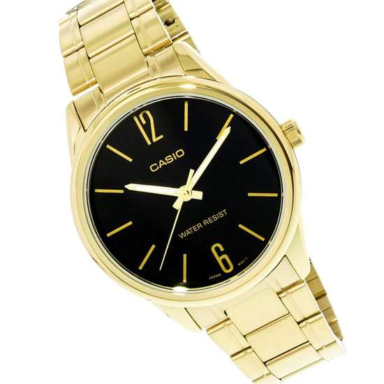 Casio Men's Stylish Gold Watch MTP-V005G-1B