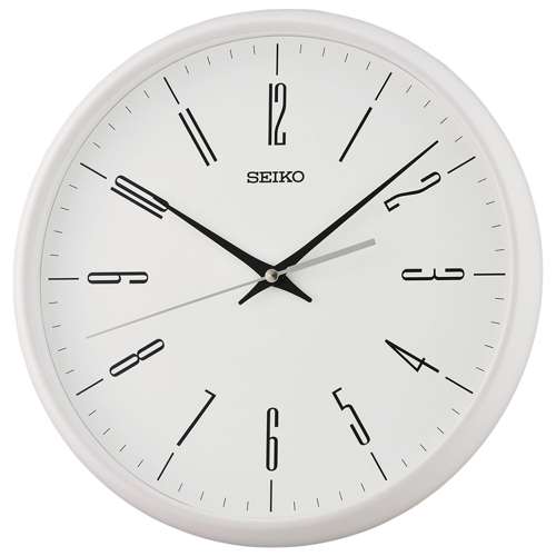 Seiko Quiet Sweep White Round Wall Clock - QXA786W