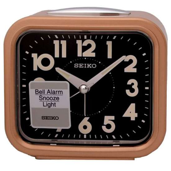 Seiko QHK023G Red Alarm Clock - A Stunning Timepiece