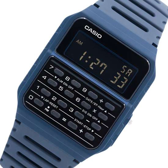 Casio Retro Blue Calculator Watch: A Vintage Timepiece with Modern Functionality