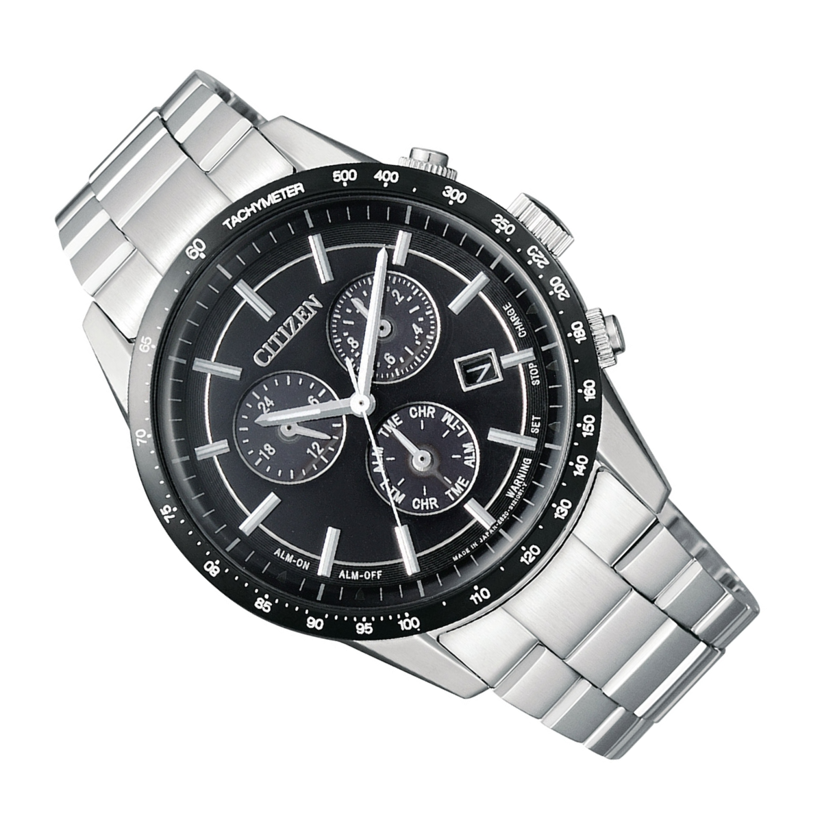 Citizen Collection BL5594-59E Men's Eco-Drive Chronograph Watch with Black Dial