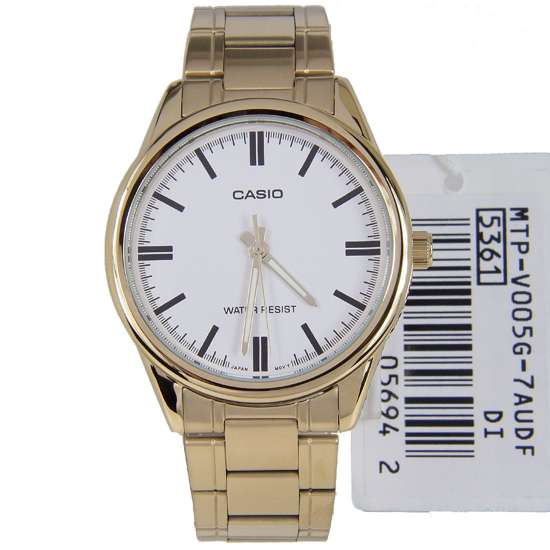 Casio Men's Stylish Quartz Dress Watch MTP-V005G-7A