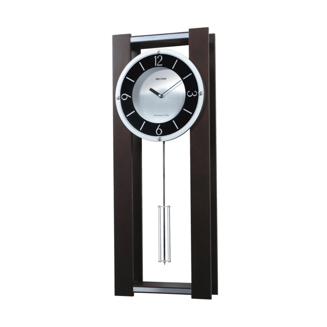 Rhythm CMJ541UR06 Enchanting Chimes Melodies Pendulum Wall Clock - Singapore Exclusive