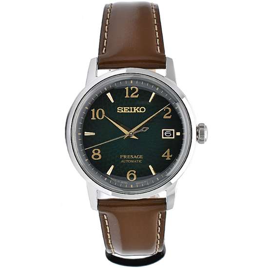 Seiko Presage JDM Cocktail Time Leather Watch SARY167 - Stylish Timepiece