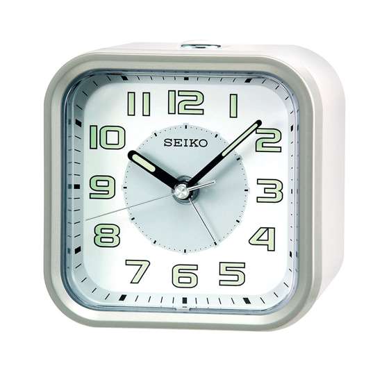 Seiko Quiet Sweep Alarm Desk Clock QHE128A/QHE128AN - Exclusive to Singapore!