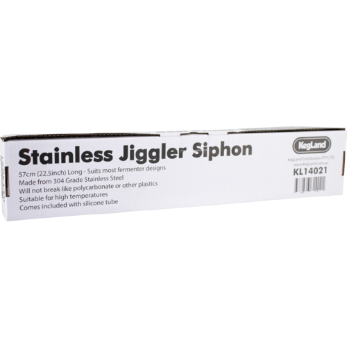 KegLand's Auto Siphon Easy Jiggler Stainless Steel Racking Cane - KL14021: The Ultimate Siphoning Solution!