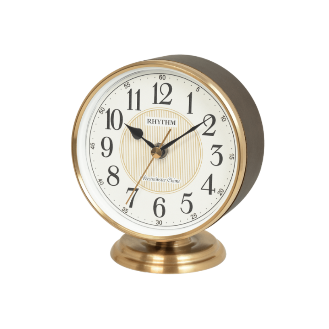 Rhythm CRH268NR06 Charming Wooden Table Clock with Melodies (Singapore Only)