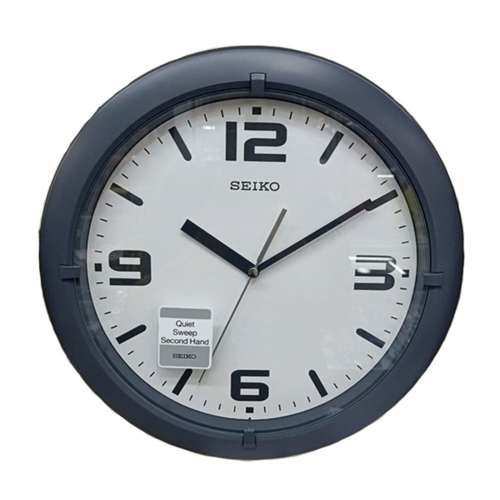 Seiko Blue Quiet Sweep Analog Wall Clock QXA767L/QXA767LN