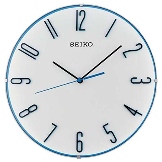 Seiko Stunning White Round Wall Clock QXA672W/QXA672WN - Exclusive to Singapore!