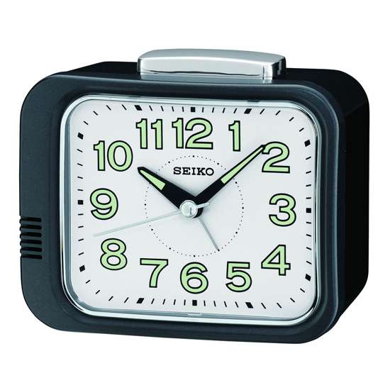 Seiko QHK028K/QHK028KN Quiet Sweep Bell Alarm Clock - A Stylish Timekeeper