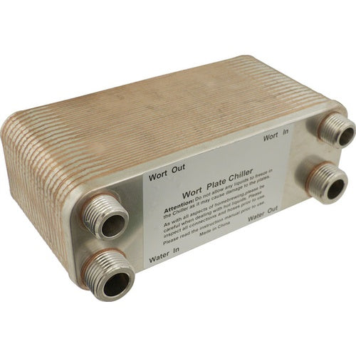 Super Efficient 40 Plate Wort Chiller