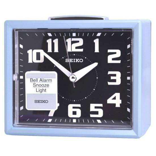 Seiko QHK024L Blue Alarm Clock: Your Reliable Wake - up Companion
