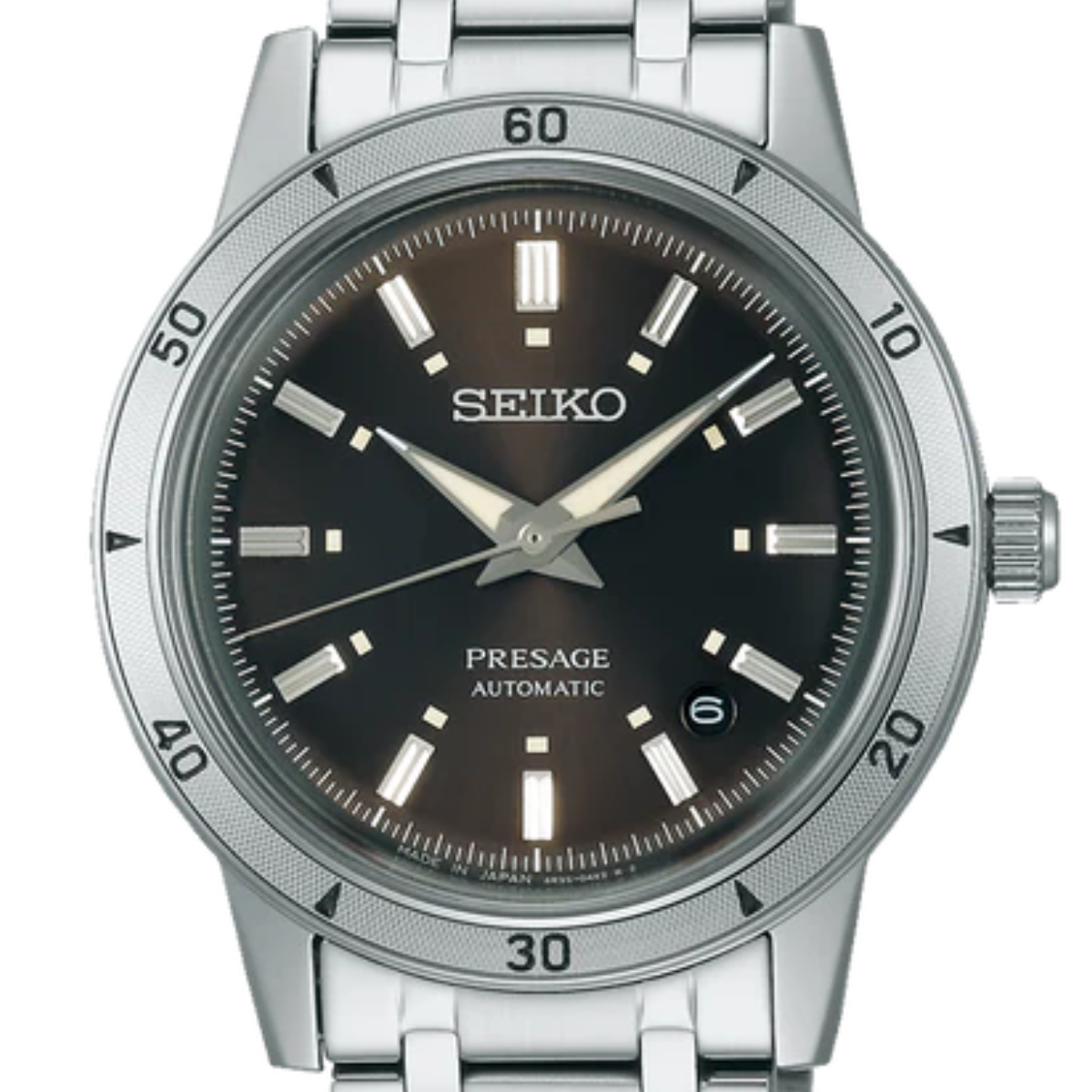 Seiko Presage 60's Style SRPL09K1: A Timeless Automatic Men's Watch with Black Dial