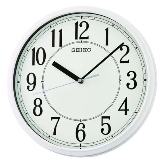 Seiko QXA756H/QXA756HN Stunning White Round Wall Clock