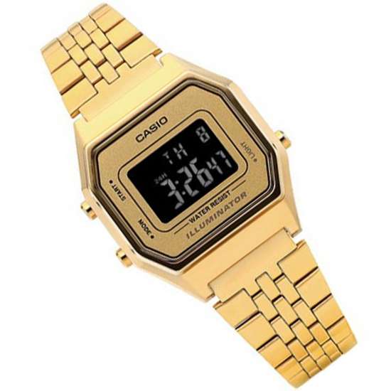 Casio Vintage Gold Digital Youth Watch - LA680WGA-9B/9BDF
