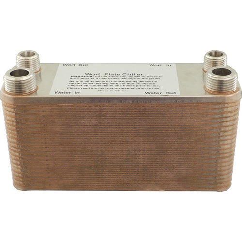 Super Efficient 40 Plate Wort Chiller