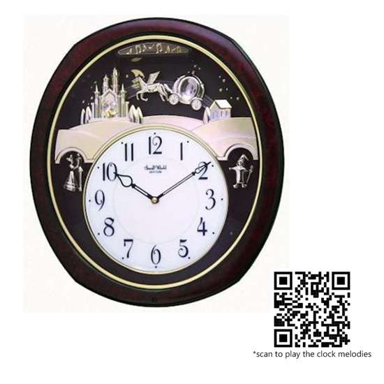 Enchanting Rhythm Magic Motion Princess Fantasy Clock 4MH862WU23 (Singapore Only)