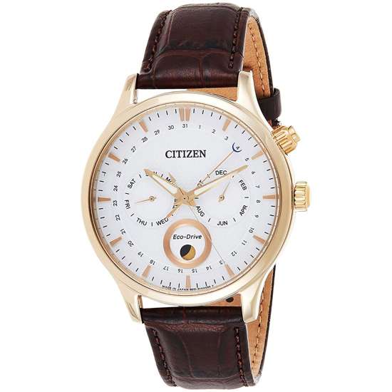 Citizen AP1052-00A Moon Phase Leather Watch: A Timeless Japanese Masterpiece