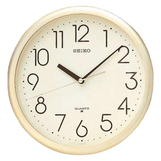 Gorgeous Seiko QXA582G Gold Analog Wall Clock - A Timeless Addition!