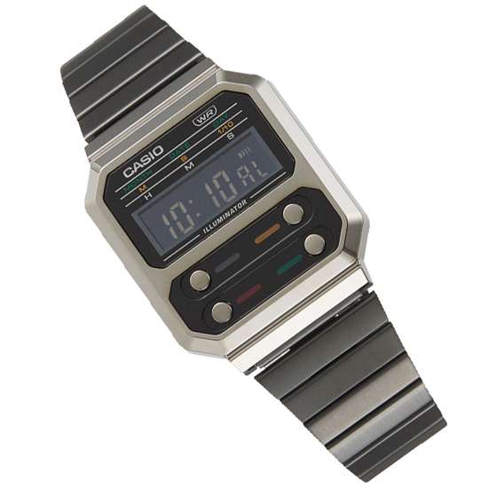 Casio Vintage A100WEGG-1A Unisex Digital Watch: Timeless Grey Charm