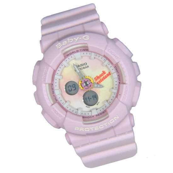 Casio Baby-G BA-120TG-4A Pink Tie-Dye Edition Watch - A Fashion Statement!