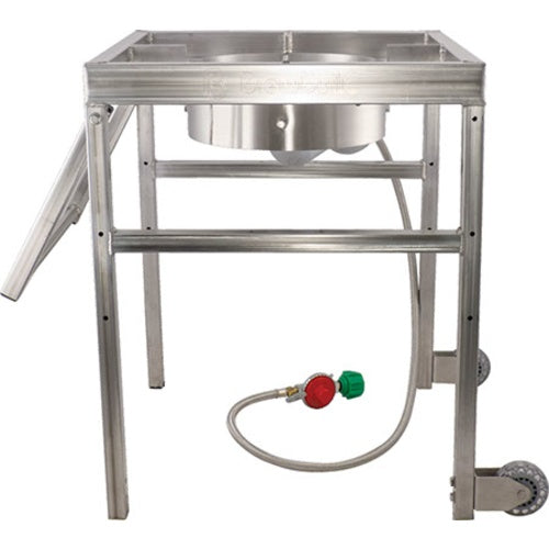BrewBuilt AfterBurner - The Ultimate Propane Brewing Burner with Handle and Casters