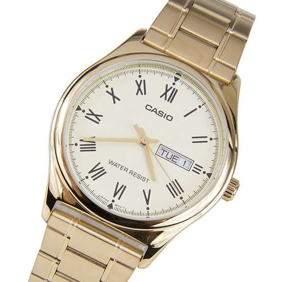 Casio MTP-V006G-9B Gold-Plated Quartz Watch - A Timeless Elegance