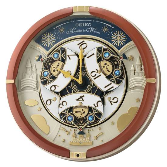 Seiko QXM378B Brown Decorative Musical Wall Clock - A Charming Timepiece