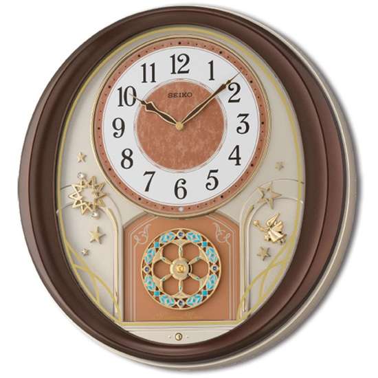 Seiko QXM357B/QXM357BT Musical Wall Clock - Exclusive to Singapore!
