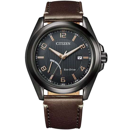 Citizen AW7057-18H Men's Stylish Leather Solar Watch
