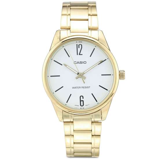 Casio Men's Stylish Gold Watch MTP-V005G-7B