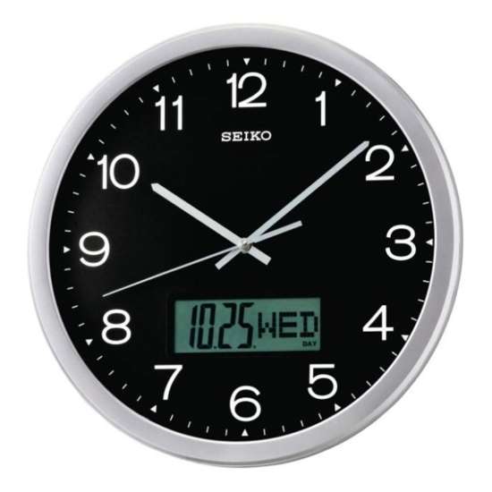 Seiko QXL007A Analog-Digital Wall Clock - Exclusive to Singapore!