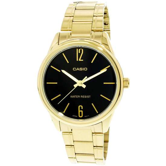 Casio Men's Stylish Gold Watch MTP-V005G-1B