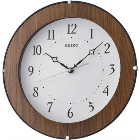 Seiko QXA738Z Wooden Wall Clock - Exclusive for Singapore!