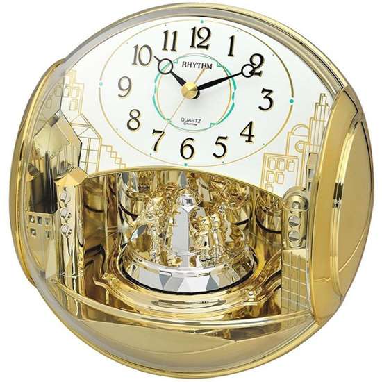 Rhythm 4SG764WR18 Circle Desk Clock - Exclusive to Singapore!