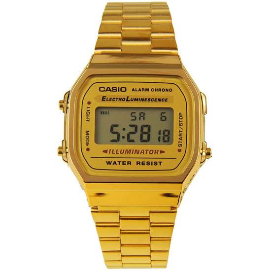 Casio Vintage Gold Digital Unisex Watch - A Timeless Classic! A168WG-9W A168WG-9WDF