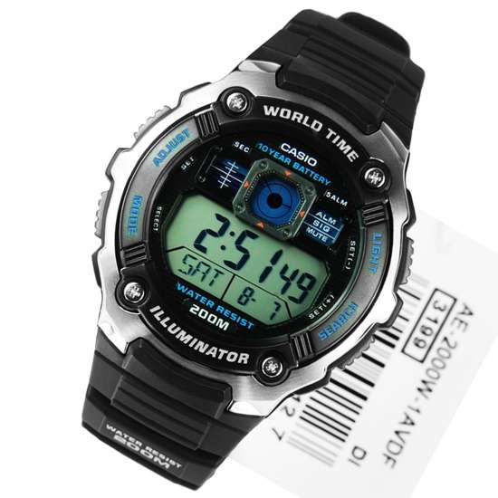 Casio AE-2000W-1AVDF World Time Alarm Watch: Your Ultimate Timekeeping Companion