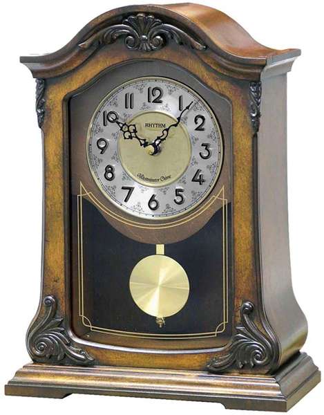 Rhythm Elegant Wooden Wall Clock CRJ717CR06
