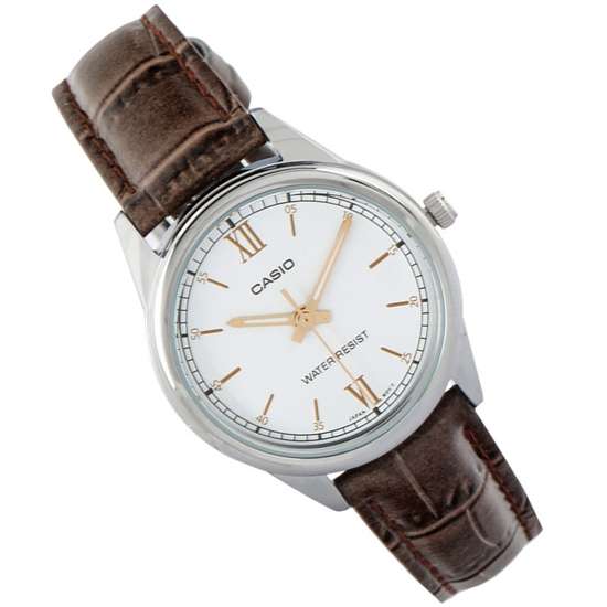 Casio Women's Stylish Leather Watch LTP-V005L-7B3 - A Timeless Accessory