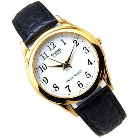 Casio MTP-1093Q-7B2: Stylish Leather Watch for Men