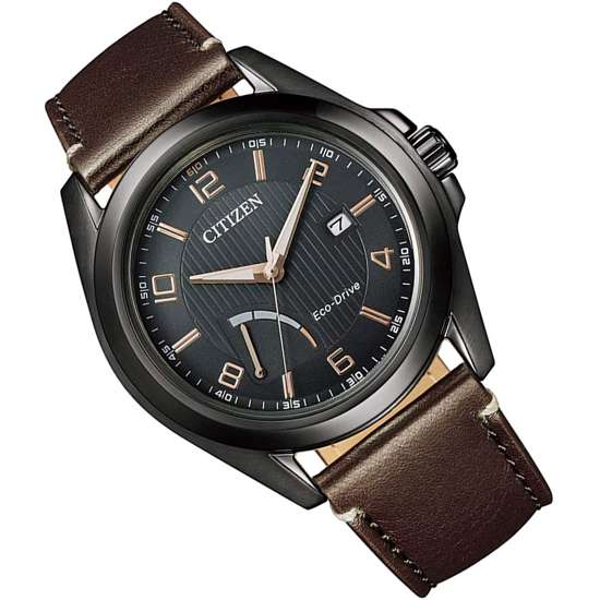Citizen AW7057-18H Men's Stylish Leather Solar Watch
