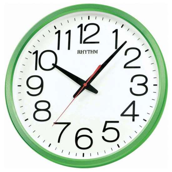 Gorgeous Rhythm Green Wall Clock CMG495NR05 - Singapore Exclusive!