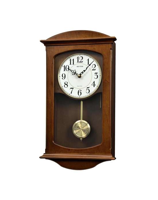 Rhythm Elegant Wooden Wall Clock CMJ568NR06