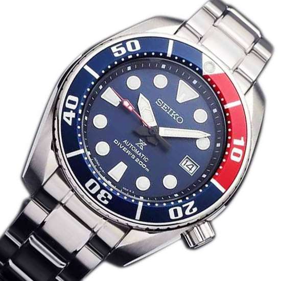 Seiko Prospex Sumo Pepsi JDM Automatic Diver's Watch SBDC057J1 - A Timepiece of Excellence