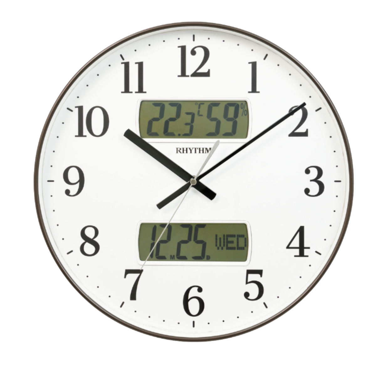 Rhythm CFG724NR06 Silent Wall Clock - Perfect for Singapore Homes!