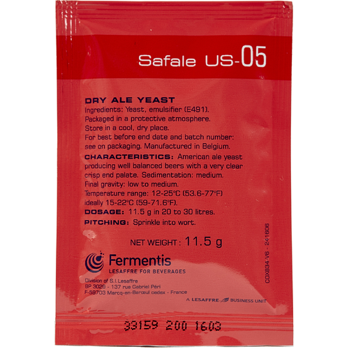 Fermentis Safale US - 05: The Ultimate American Ale Yeast