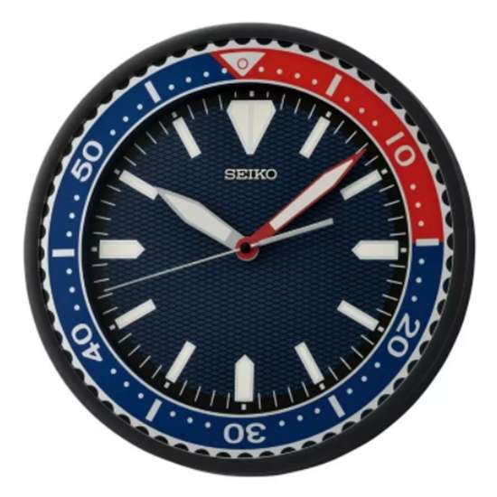 Seiko Blue Diver-Style Wall Clock - QXA791J: A Stunning Timepiece